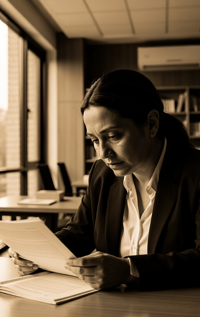 Educador en proceso de revisión profesional